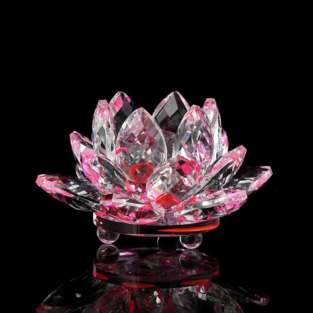 Figurine de fleur de lotus en  - Paper Weight Crystal avis et prix