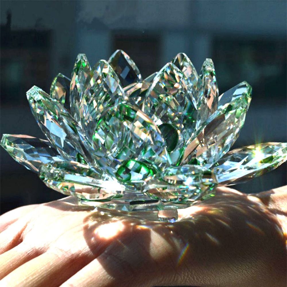 Figurine de fleur de lotus en  - Paper Weight Crystal avis et prix