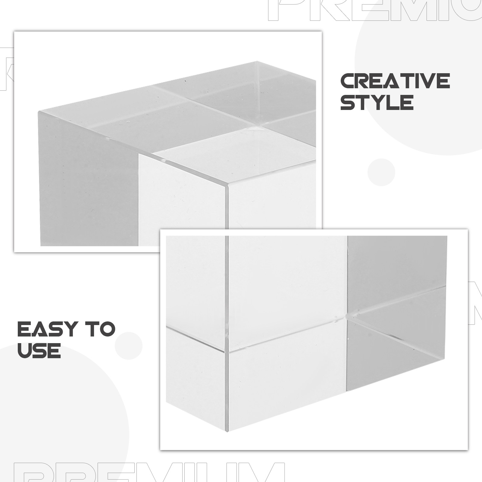 Poids de papier carré en crist - Paper Weight Crystal avis et prix